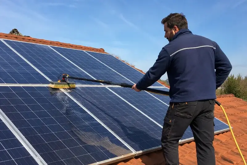 Nettoyage et entretien de panneaux solaires à Montferrat