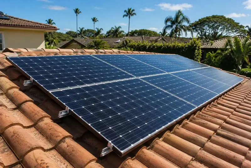 Installation de panneaux solaires à Montferrat